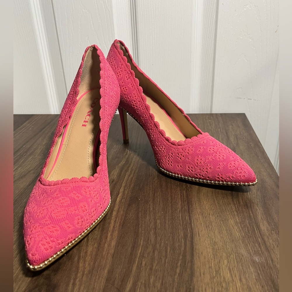 Hot Pink COACH heels